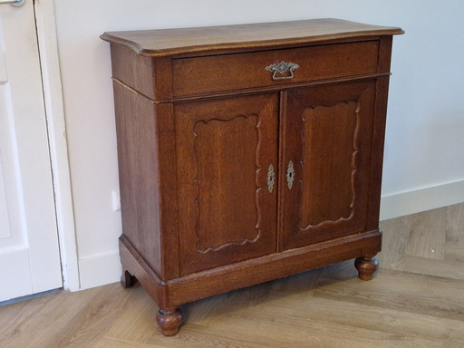 Hollands eiken Biedemeier kastje