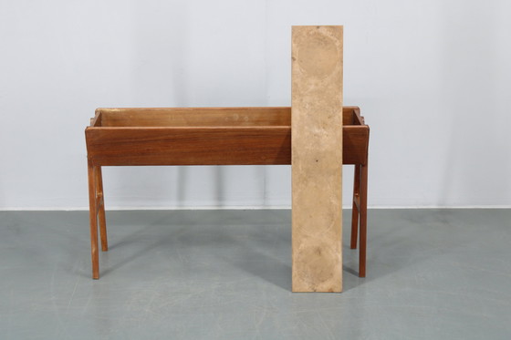 Image 1 of Soporte para jardinera de pino de la década de 1960, Dinamarca