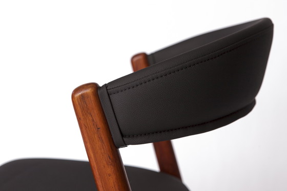 Image 1 of Vintage DUX 'Ribbon Back' Dining Chair | 1960s Swedish Design | Teak & Skai Upholstery | Mid-Century Modern