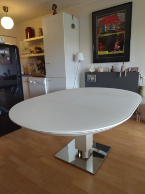 Bacher Tische "TODO 6111" e "Thomas Althaus" – Tavoli da pranzo, Cromo, Vetro (photo 4 of 9)