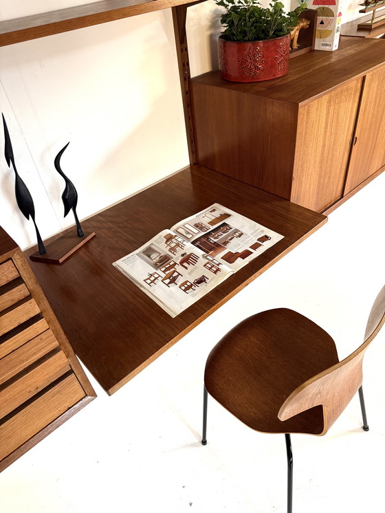 Image 1 of Système mural modulaire Vintage XL 'Cado' Poul Cadovius '60