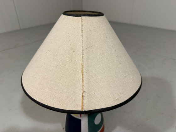 Image 1 of Krösselbach Fayence table lamp by Clare Zänge & Karl-Heinz Löffler 1950's