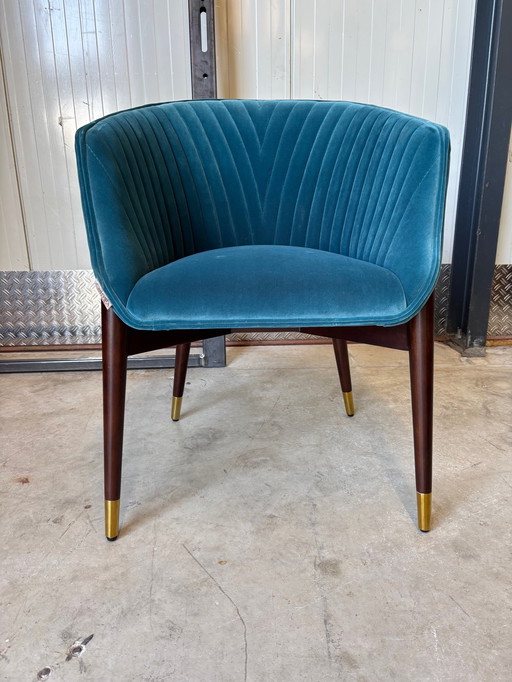 Dutchbone Dolly Dining Chair Blue