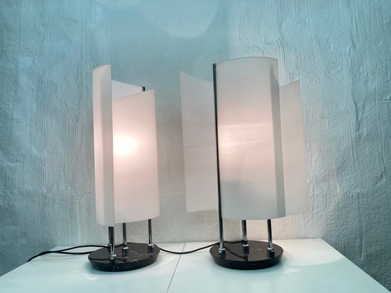 Image 1 of 2 XXL Arianna table lamps Design Bruno Gecchelin for Oluce 1990