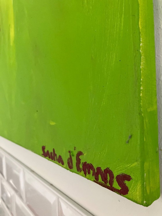 Image 1 of Dipinto originale Primavera - Sacha d'Emans - 80x120 cm - Acrilico su tela