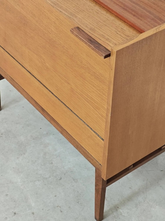 Kist of minibar Frantisek Mezulanik voor Up Zavody jaren 60 – Barkrukken, Wood, Mid Century Modern (photo 8 of 18)
