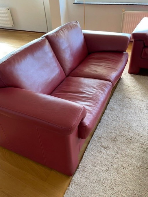 Leather sofa 2 + 2.5 seats