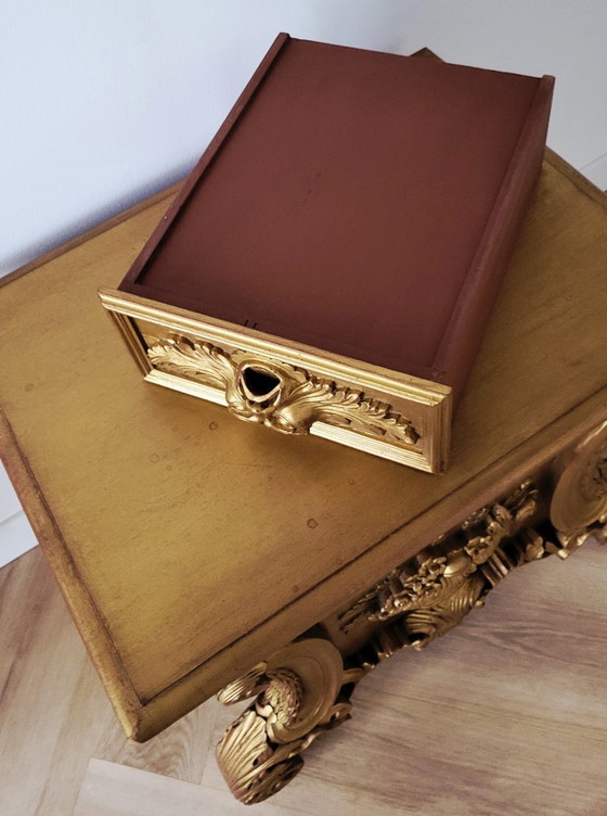 Image 1 of Mueble barroco dorado estilo Luis XV