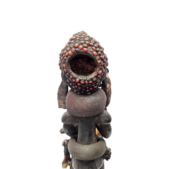 Image 1 of Fétiche de statue d'Afrique centrale ancienne/type Nkisi, milieu du XXe siècle
