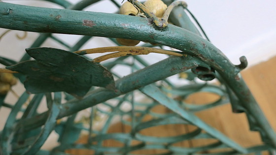 Image 1 of Mid-Century Modern Boho Florentijns wijnrek met koepelvorm, jaren 60