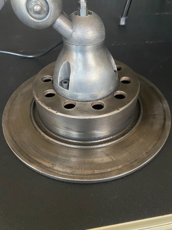 Image 1 of Jieldé 1-Arm Lamp with Graphite Patina, Industrial Vintage