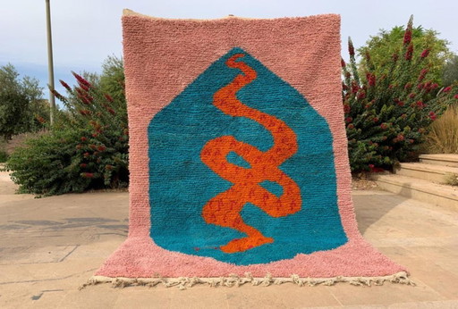 Alfombra marroquí decorada 270 cm x 170 cm