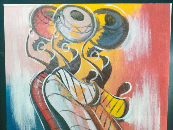 Exclusive Abstract and Optically Illusionistic Artwork in a Luxury Black Box Frame – Paintings & Drawings (photo 3 of 11)