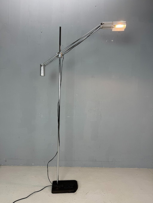 Lampadaire Haloprofil 8008 de Viktor Frauenknecht pour Swiss Lamps, années 1970