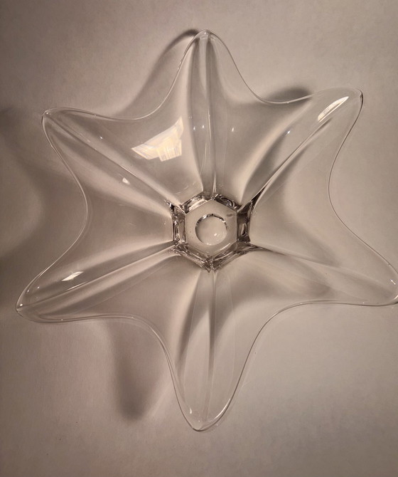 Image 1 of Ciotola a stella in cristallo al piombo Baccarat anni '50