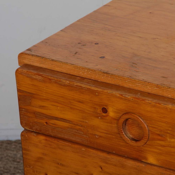 Image 1 of Pine storage unit, Selected by Charlotte Perriand for Les Arcs, 1960