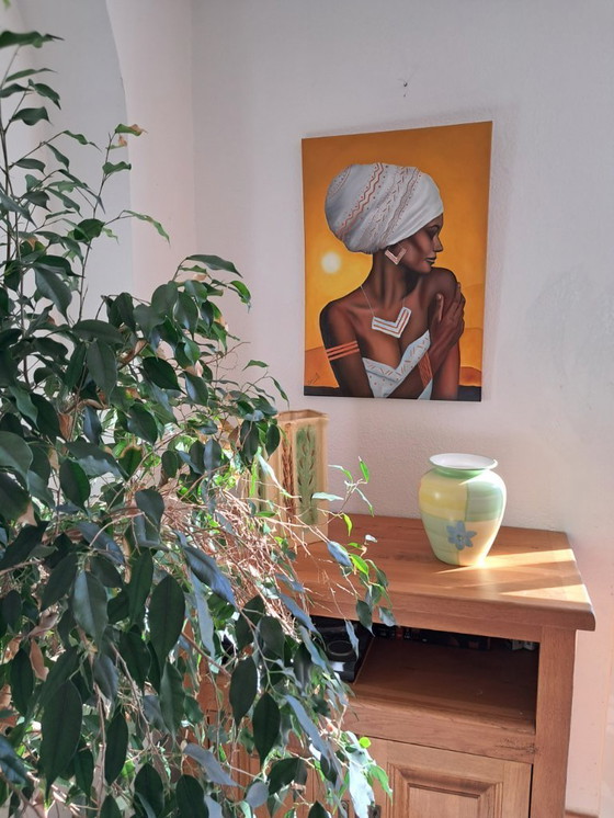 Image 1 of Enrica CIFFO – Afrika-Königin 1 – Künstlergemälde