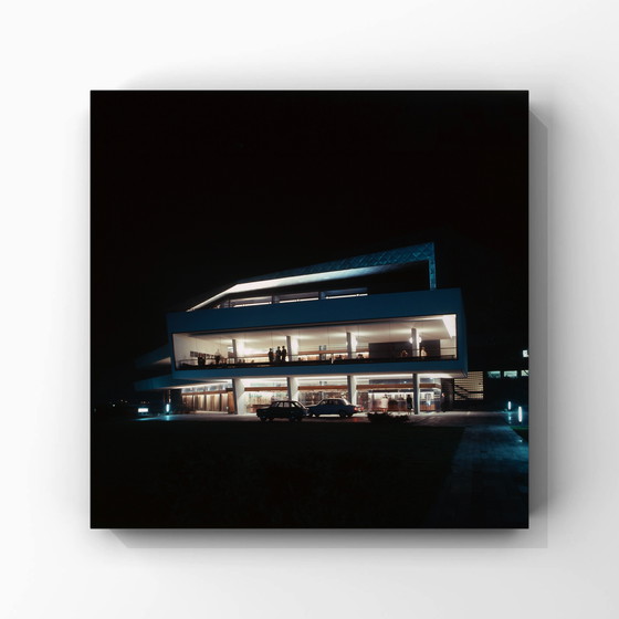 Image 1 of 1x Impresión de Bellas Artes – Stadttheater Bonn, modernismo de 1958