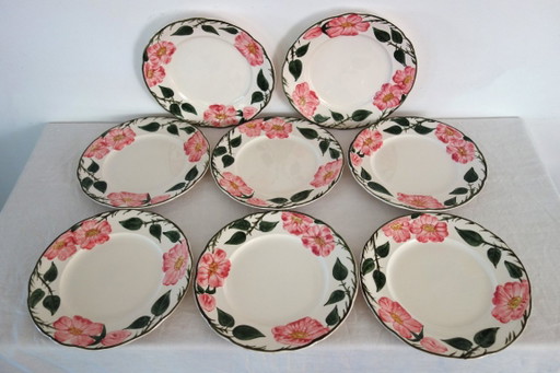 8 Villeroy & Boch Dessertteller „Wild Rose“, 1970 – servies, Porcelain (photo 2 of 6)