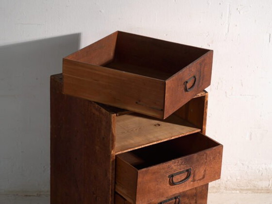 Antique Japanese tansu chest– Japan, circa 1910 – Chest of drawers (photo 12 of 40)