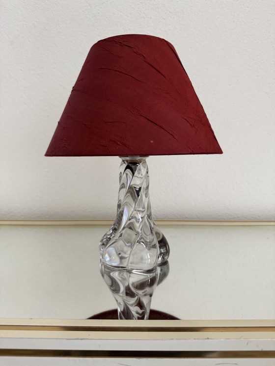 Image 1 of 60's crystal table lamp