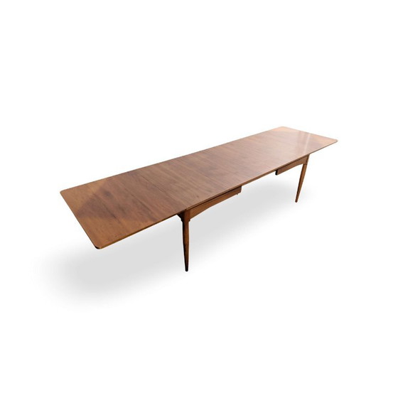 Vintage Dining Table Walnut/Teak Lacquered 1970s Original – Wood (photo 6 of 8)