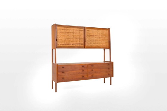 Model Ry20 sideboard in teak and rattan by Hans J. Wegner for Ry Mobler, 1950s – Wood, Scandinavian (photo 3 of 15)
