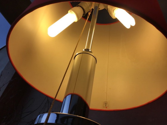 Image 1 of Italian vintage chrome table lamp