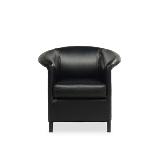 Wittmann Aura | Leather Armchair Black