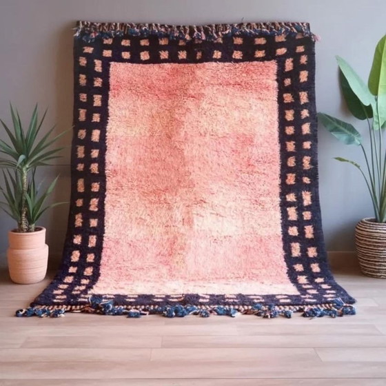 Image 1 of Tapis en laine naturelle tissé main artisanale authentique 2/3 m