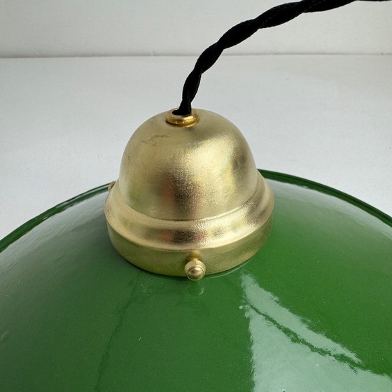 Image 1 of PAAR ANTIKER EMAILLEDER-STUDIO-ANHÄNGER