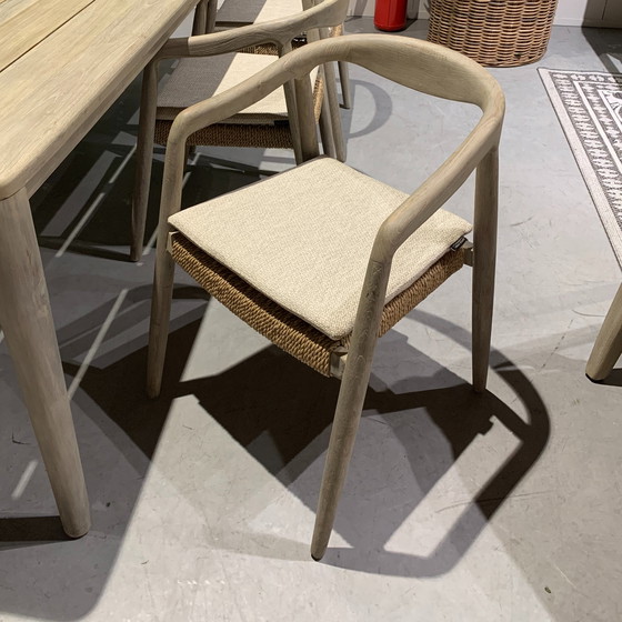 Image 1 of Castle Line Teak Grey tuintafel met tuinstoel (set van 6)