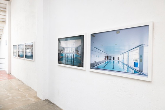 Image 1 of Empty Swimming Pool — color framed photograph 70x100cm