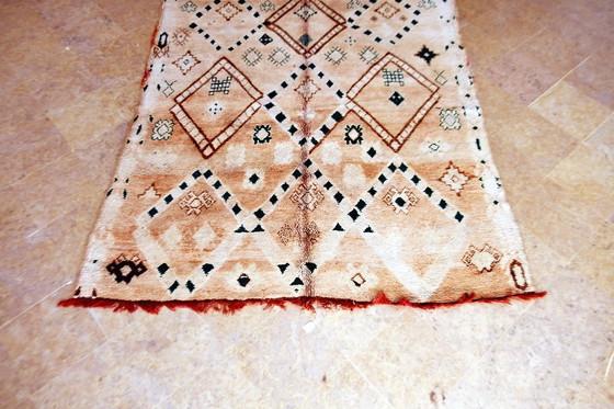 Image 1 of Tappeto marocchino vintage Zemmour - 272 x 173 cm (beige e verde)