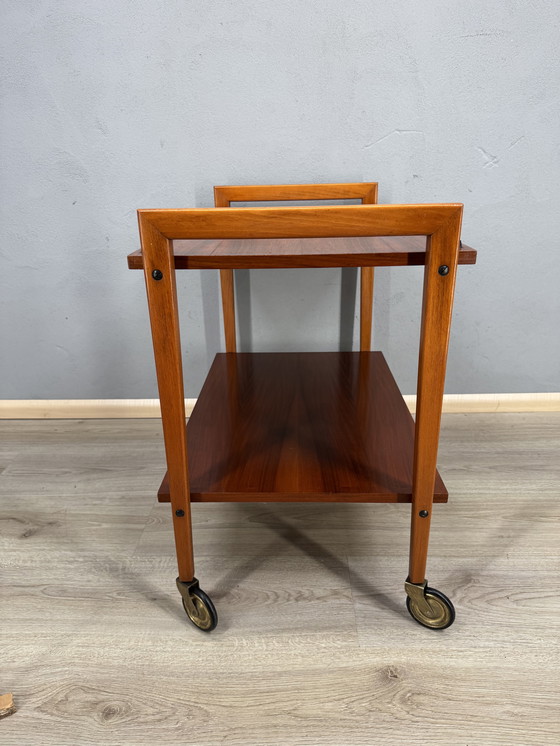 Image 1 of Chariot de service Mid Century Modern | design scandinave | ca. 1960