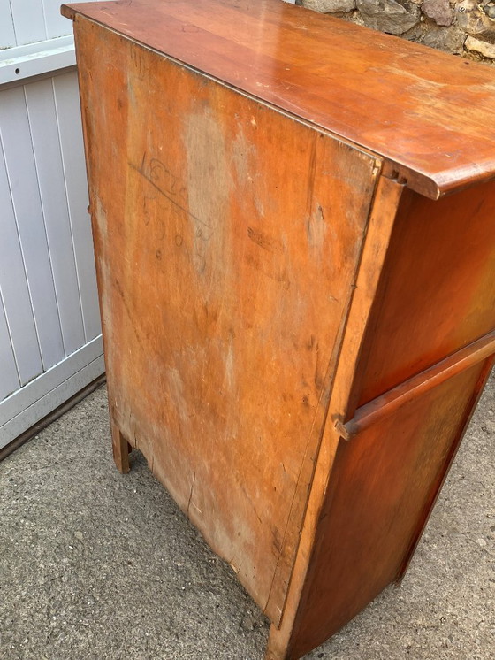 Image 1 of Cómoda de madera blanca 1950