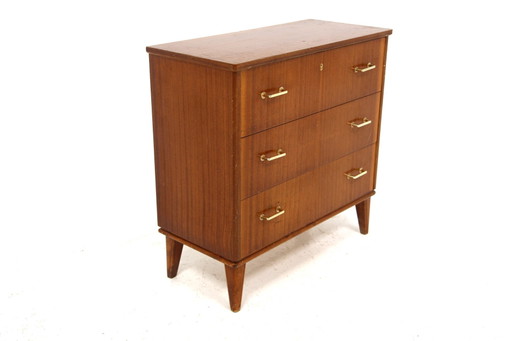 Commode Scandinave en Acajou, Suède, 1950