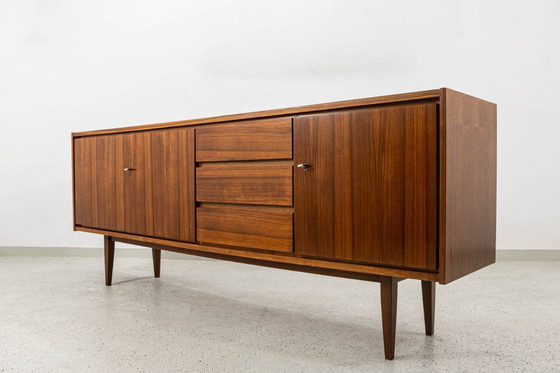 Image 1 of Lang vintage dressoir van SFM, Polen, jaren 1970