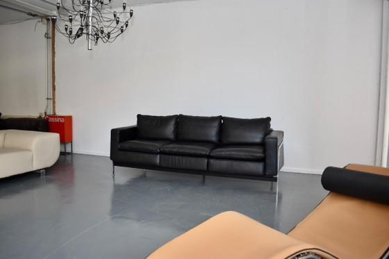 Magnifique canapé design De Sede Robert Haussmann 302 – Canapés 3 places, Metal, Leather (photo 14 of 17)