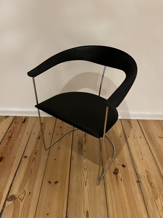 Image 1 of 2x Arrben Italy Ursula Canasta Replika-Stühle Bauhaus Weltraumzeitalter