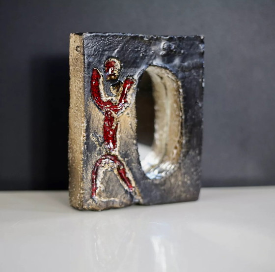 Image 1 of Specchio in ceramica, Galleria Palissy