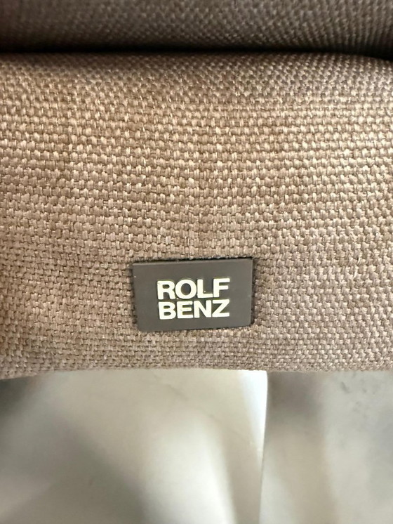 Image 1 of Rolf Benz Sento Canapé Tissu Gris Taupe Canapé d'angle