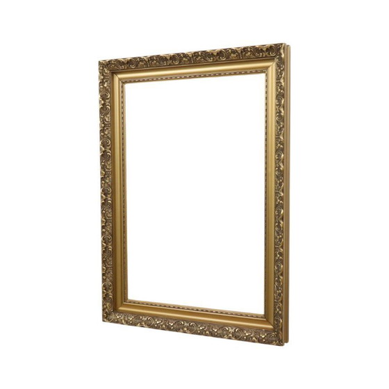 Image 1 of Marco clásico de madera antigua de estilo rococó
