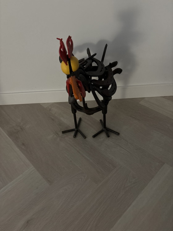 Art Object Rooster Jörg Ridderbusch – Decorative Objects, Metal (photo 7 of 11)