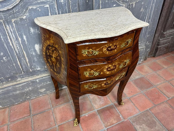Image 1 of Louis XV marquetry chiffonier
