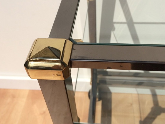 Image 1 of Carrello da portata anni '80 * Vintage Hollywood Regency * Tavolo con ruote