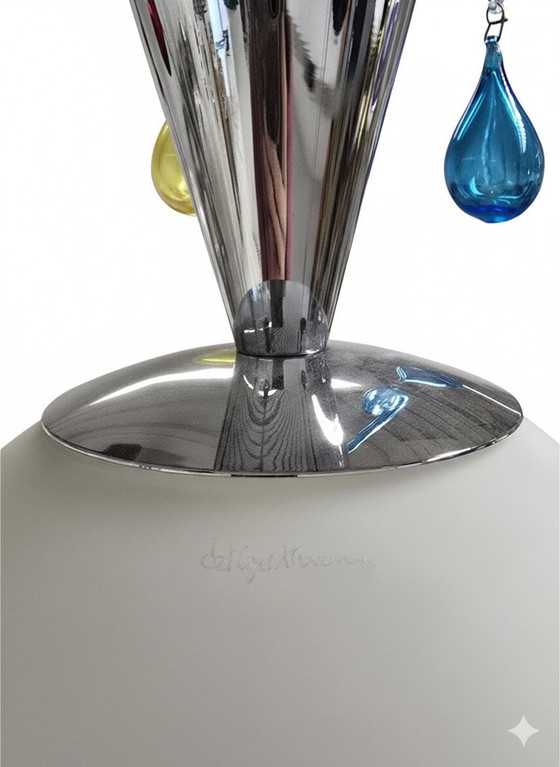 Image 1 of Lampadario Vintage Design Anni '90 - Vetro Soffiato Veelkleurige stijl Murano