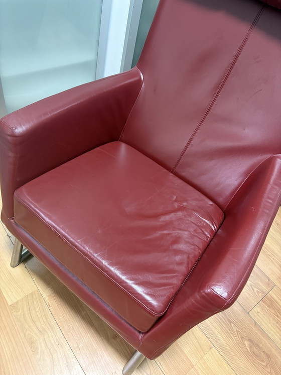 Image 1 of Fauteul – Montis – Madonna – Gerard van den Berg – Rood Leer