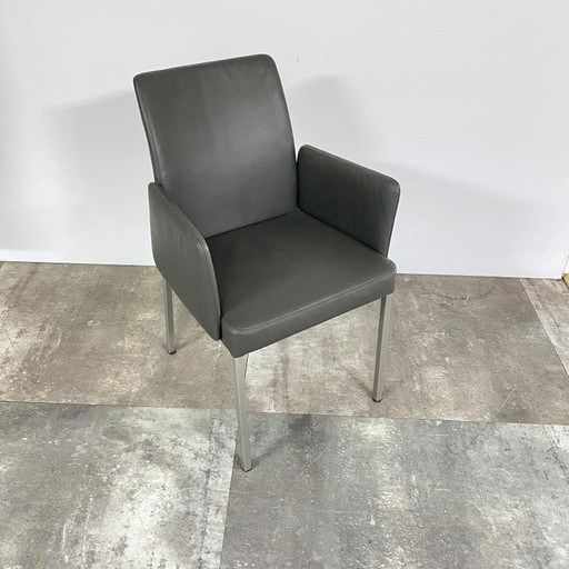 Ultimo  set van 4 – Bert Plantagie, eetkamerstoelen, Leather, Calfskin (photo 2 of 5)