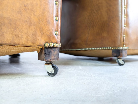 Image 1 of 2x Original handgefertigte Chesterfield Sessel England 1920 Antik